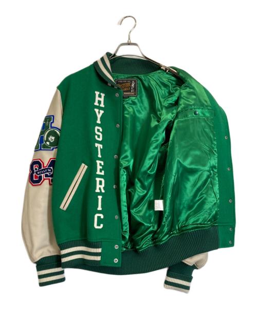 Hysteric Glamour（ヒステリックグラマー）Hysteric Glamour (ヒステリックグラマー) スタジャン グリーン サイズ:Mの古着・服飾アイテム