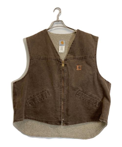 CarHartt（カーハート）CarHartt (カーハート) ボアベスト ベージュ サイズ:XXLの古着・服飾アイテム