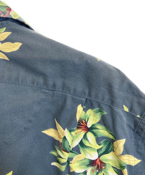 POLO RALPH LAUREN（ポロ・ラルフローレン）POLO RALPH LAUREN (ポロ・ラルフローレン) アロハシャツ ネイビー サイズ:XLの古着・服飾アイテム