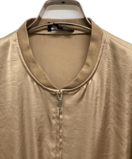 theory（セオリー）theory (セオリー) サテンブルゾン ベージュ サイズ:Sの古着・服飾アイテム