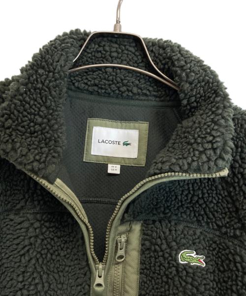 LACOSTE（ラコステ）LACOSTE (ラコステ) ベーシックシェルパフリースジャケット グリーン サイズ:Mの古着・服飾アイテム