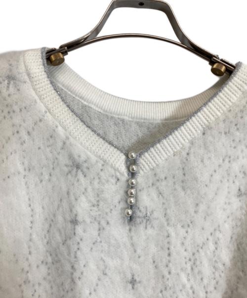 ANAYI（アナイ）ANAYI (アナイ) モヘアニット ホワイト サイズ:Mの古着・服飾アイテム