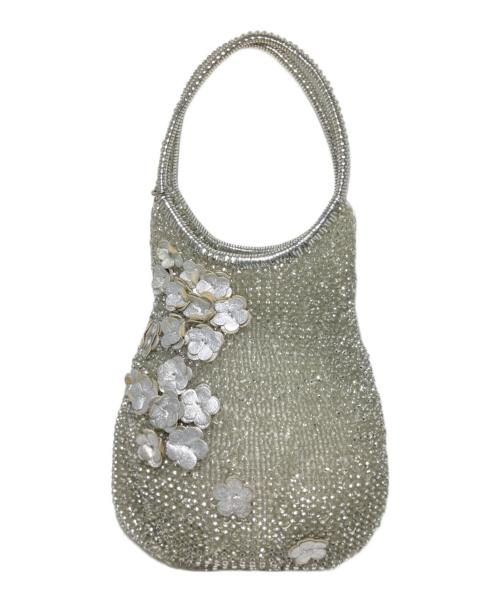 ANTEPRIMA（アンテプリマ）ANTEPRIMA (アンテプリマ) ラウンドドロップフラワーバッグ グレーの古着・服飾アイテム