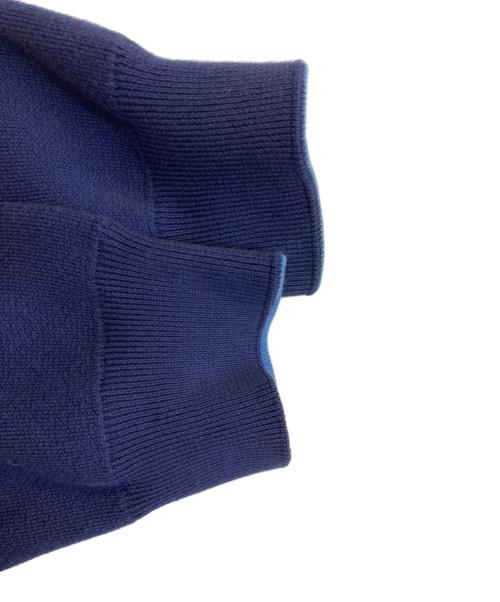 MONCLER（モンクレール）MONCLER (モンクレール) ニットパーカー ブルー サイズ:XLの古着・服飾アイテム