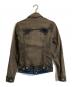 DOLCE & GABBANA (ドルチェ＆ガッバーナ) ビジューデニムジャケット ブラウン サイズ:44：25000円
