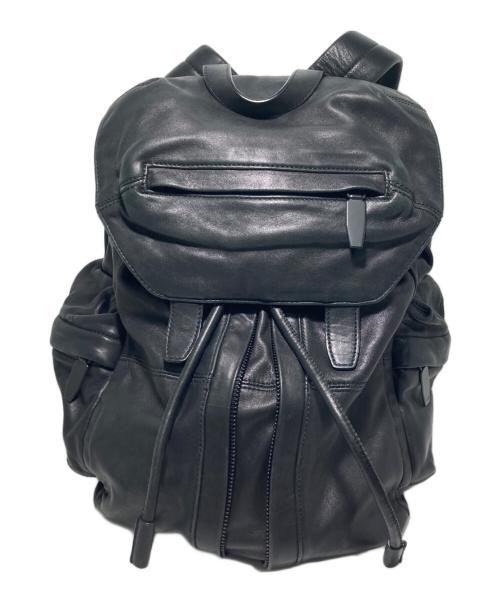 ALEXANDER WANG（アレキサンダー・ワン）ALEXANDER WANG (アレキサンダー・ワン) レザーバックパック ブラックの古着・服飾アイテム