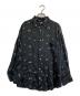 TICCA（ティッカ）の古着「フラワーエンブロイダリーシャツ」｜ブラック