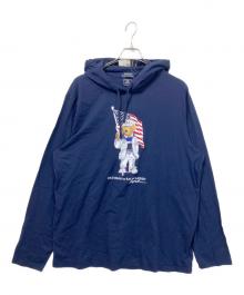 POLO RALPH LAUREN（ポロ・ラルフローレン）の古着「ポロベアパーカー」｜ネイビー