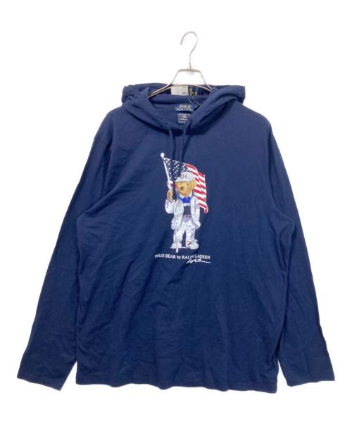POLO RALPH LAUREN（ポロ・ラルフローレン）POLO RALPH LAUREN (ポロ・ラルフローレン) ポロベアパーカー ネイビー サイズ:XLの古着・服飾アイテム