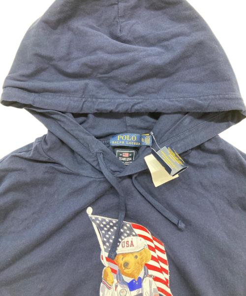 POLO RALPH LAUREN（ポロ・ラルフローレン）POLO RALPH LAUREN (ポロ・ラルフローレン) ポロベアパーカー ネイビー サイズ:XLの古着・服飾アイテム