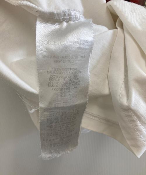 DOLCE & GABBANA（ドルチェ＆ガッバーナ）DOLCE & GABBANA (ドルチェ＆ガッバーナ) Tシャツ ホワイト サイズ:52の古着・服飾アイテム
