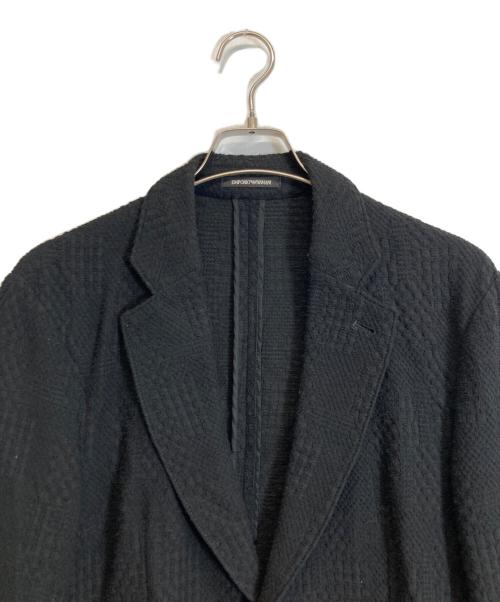 EMPORIO ARMANI（エンポリオ アルマーニ）EMPORIO ARMANI (エンポリオ アルマーニ) テーラードジャケット ブラック サイズ:1の古着・服飾アイテム