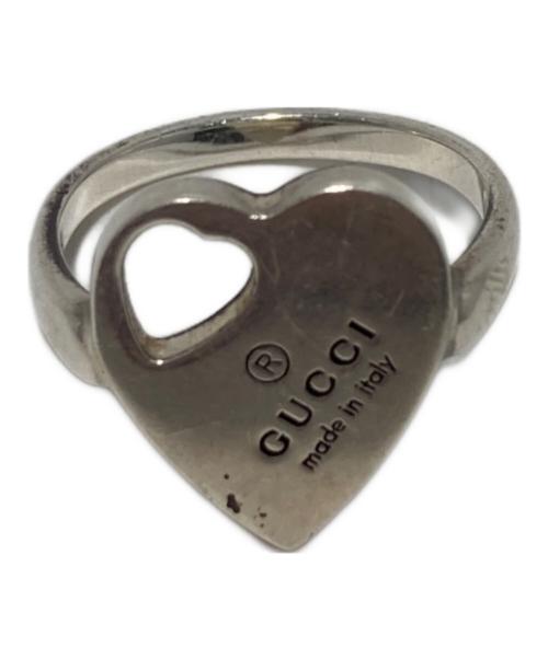 GUCCI（グッチ）GUCCI (グッチ) トレードマークハートリング シルバー サイズ:14号の古着・服飾アイテム