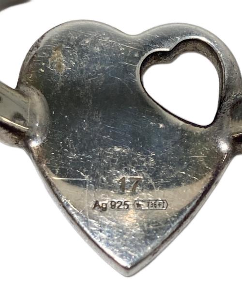 GUCCI（グッチ）GUCCI (グッチ) トレードマークハートリング シルバー サイズ:14号の古着・服飾アイテム