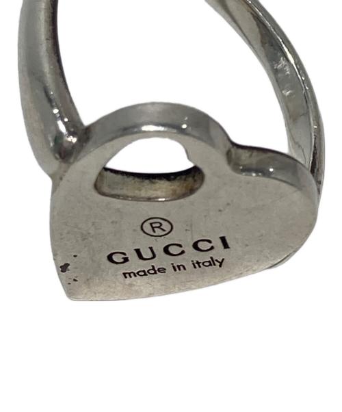 GUCCI（グッチ）GUCCI (グッチ) トレードマークハートリング シルバー サイズ:14号の古着・服飾アイテム