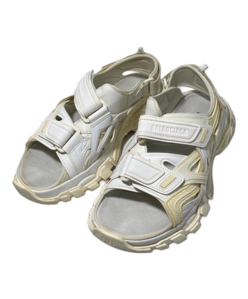 BALENCIAGA（バレンシアガ）BALENCIAGA (バレンシアガ) トラック サンダル ホワイト サイズ:27の古着・服飾アイテム