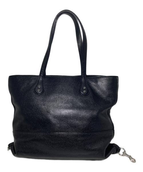 MARC JACOBS（マークジェイコブズ）MARC JACOBS (マークジェイコブズ) レザートートバッグ ブラックの古着・服飾アイテム