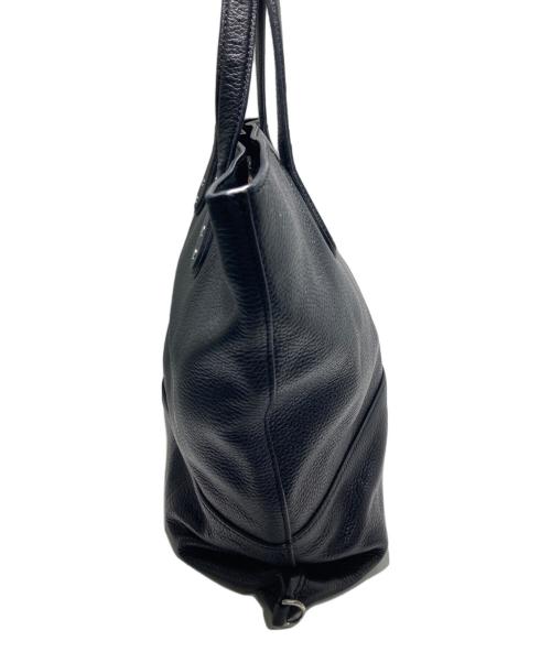 MARC JACOBS（マークジェイコブズ）MARC JACOBS (マークジェイコブズ) レザートートバッグ ブラックの古着・服飾アイテム