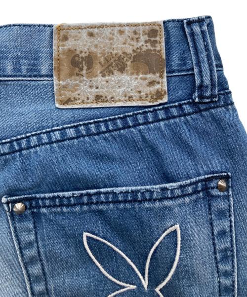 PLAY BOY（プレイボーイ）PLAY BOY (プレイボーイ) Mastermind (マスターマインド) デニムパンツ インディゴ サイズ:34の古着・服飾アイテム