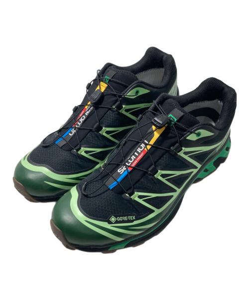 SALOMON（サロモン）SALOMON (サロモン) XT-6 GTX ブラック×グリーン サイズ:29.5の古着・服飾アイテム