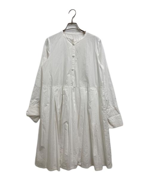 Gypsohila（ジプソフィア）Gypsohila (ジプソフィア) シャツワンピース ホワイト サイズ:FREEの古着・服飾アイテム