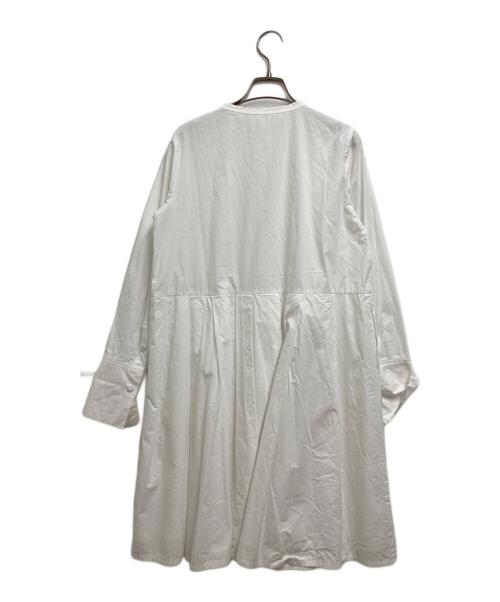 Gypsohila（ジプソフィア）Gypsohila (ジプソフィア) シャツワンピース ホワイト サイズ:FREEの古着・服飾アイテム