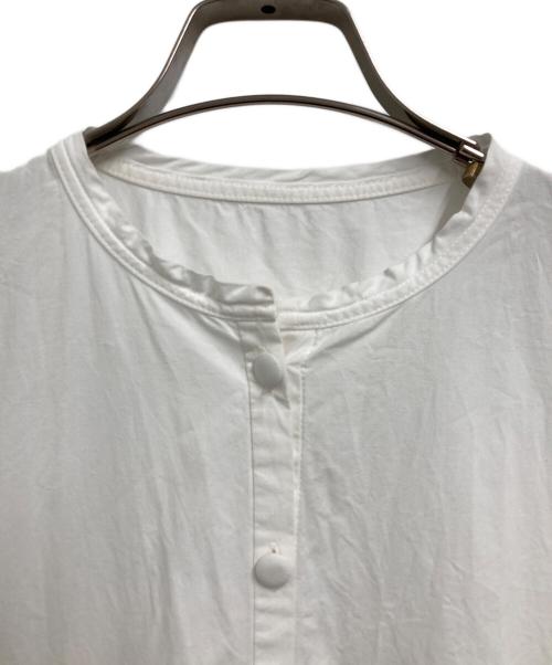 Gypsohila（ジプソフィア）Gypsohila (ジプソフィア) シャツワンピース ホワイト サイズ:FREEの古着・服飾アイテム