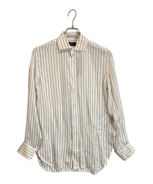 POLO RALPH LAUREN（ポロ・ラルフローレン）POLO RALPH LAUREN (ポロ・ラルフローレン) シルクシャツ アイボリー サイズ:4 未使用品の古着・服飾アイテム