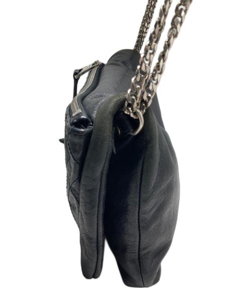 JIMMY CHOO（ジミーチュウ）JIMMY CHOO (ジミーチュウ) ショルダーバッグ ブラックの古着・服飾アイテム