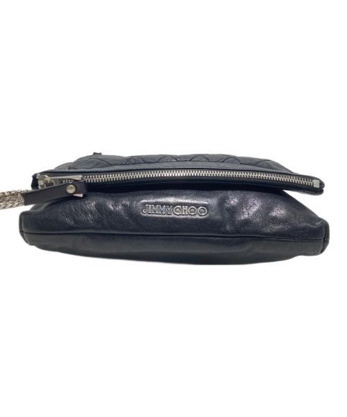JIMMY CHOO（ジミーチュウ）JIMMY CHOO (ジミーチュウ) ショルダーバッグ ブラックの古着・服飾アイテム