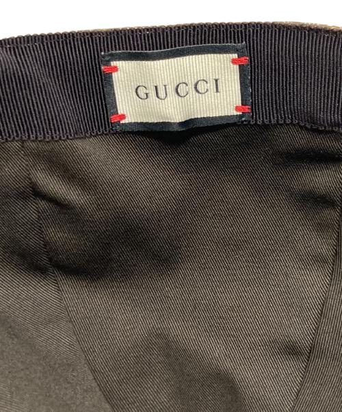 GUCCI（グッチ）GUCCI (グッチ) GGキャンバス シェリーラインキャップ ベージュの古着・服飾アイテム
