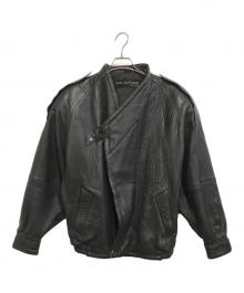 pellepelle（ペレペレ）の古着「レザージャケット」｜ブラック