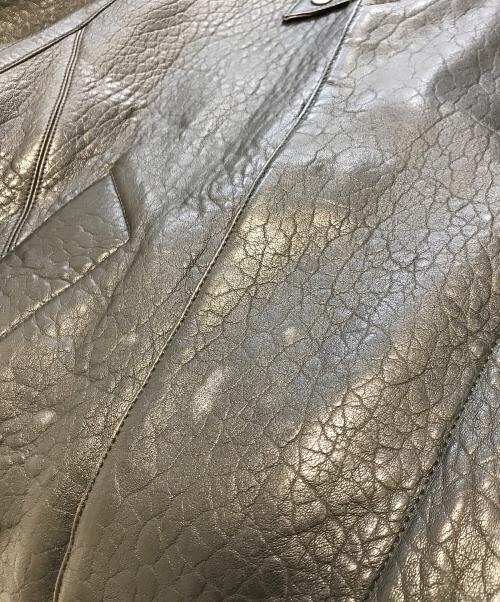 pellepelle（ペレペレ）pellepelle (ペレペレ) レザージャケット ブラック サイズ:36の古着・服飾アイテム