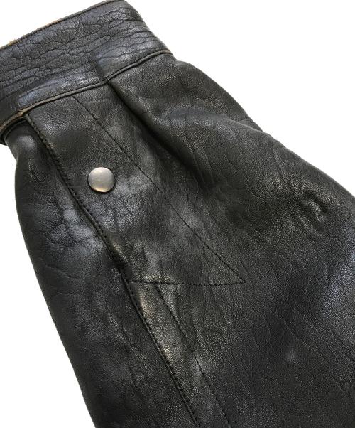 pellepelle（ペレペレ）pellepelle (ペレペレ) レザージャケット ブラック サイズ:36の古着・服飾アイテム
