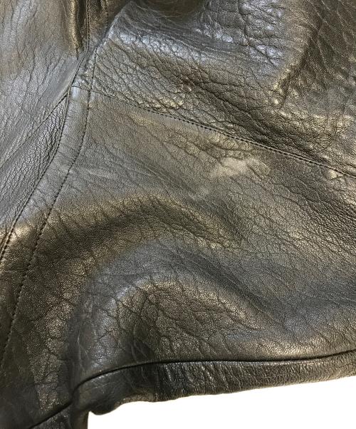 pellepelle（ペレペレ）pellepelle (ペレペレ) レザージャケット ブラック サイズ:36の古着・服飾アイテム