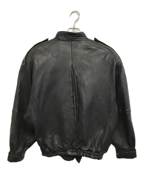 pellepelle（ペレペレ）pellepelle (ペレペレ) レザージャケット ブラック サイズ:36の古着・服飾アイテム