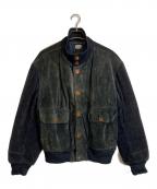 C.P COMPANYシーピーカンパニー）の古着「スウェードバルスタージャケット」｜ネイビー