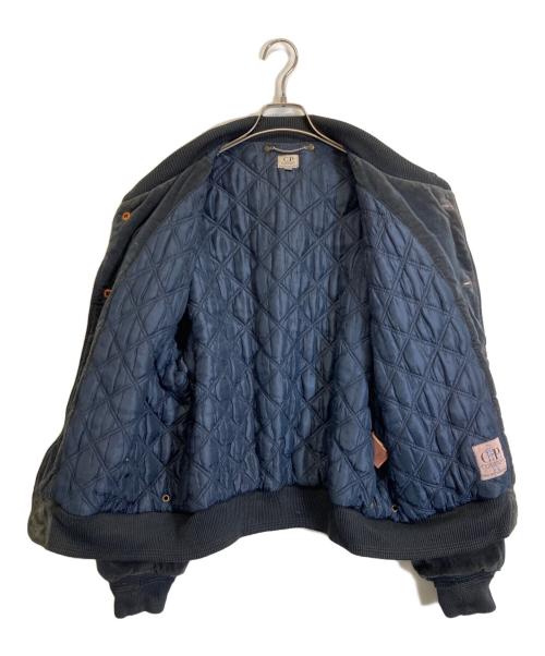 C.P COMPANY（シーピーカンパニー）C.P COMPANY (シーピーカンパニー) スウェードバルスタージャケット ネイビー サイズ:48の古着・服飾アイテム