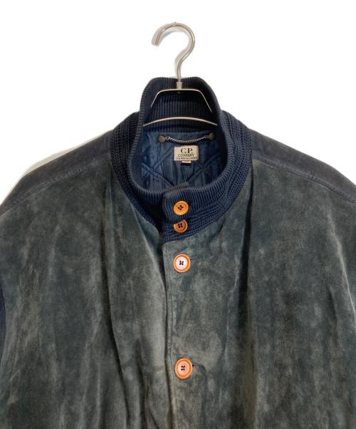 C.P COMPANY（シーピーカンパニー）C.P COMPANY (シーピーカンパニー) スウェードバルスタージャケット ネイビー サイズ:48の古着・服飾アイテム