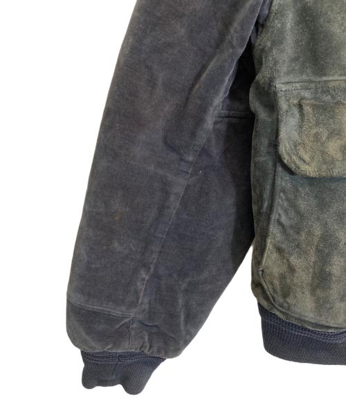 C.P COMPANY（シーピーカンパニー）C.P COMPANY (シーピーカンパニー) スウェードバルスタージャケット ネイビー サイズ:48の古着・服飾アイテム