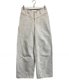 IRENE（アイレネ）の古着「ワイドパンツ」｜ホワイト