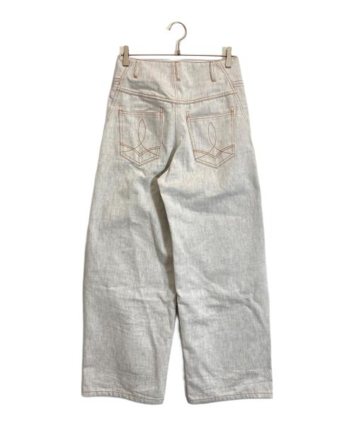 IRENE（アイレネ）IRENE (アイレネ) ワイドパンツ ホワイト サイズ:36の古着・服飾アイテム