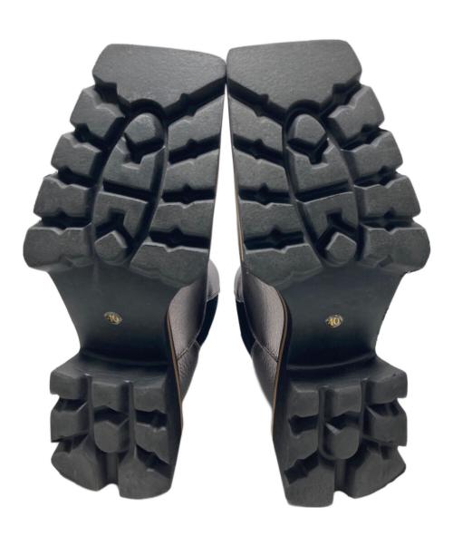 MANA（マナ）MANA (マナ) チャンキーソールブーツ グレー サイズ:25の古着・服飾アイテム