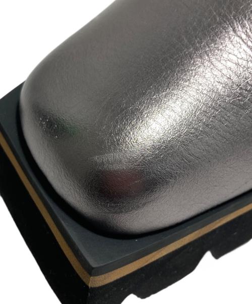 MANA（マナ）MANA (マナ) チャンキーソールブーツ グレー サイズ:25の古着・服飾アイテム