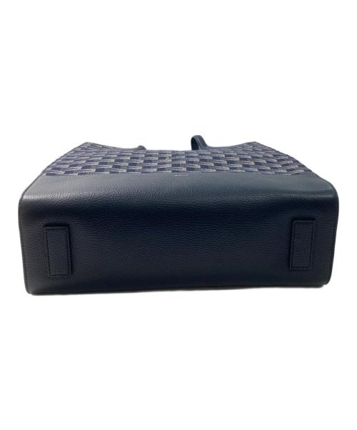 BALLY（バリー）BALLY (バリー) モノグラムトートバッグ ネイビーの古着・服飾アイテム