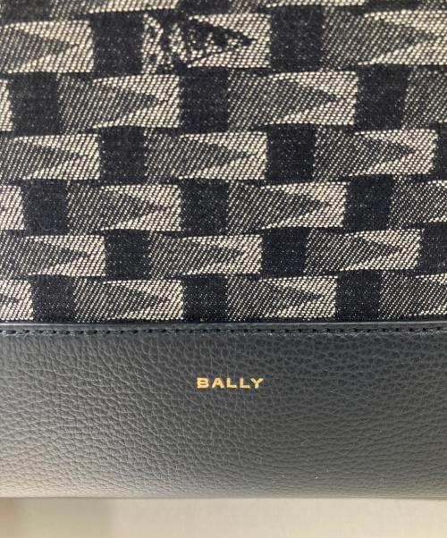 BALLY（バリー）BALLY (バリー) モノグラムトートバッグ ネイビーの古着・服飾アイテム