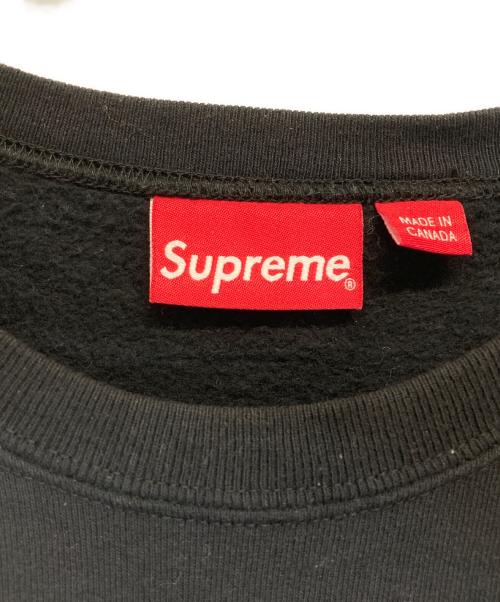 SUPREME（シュプリーム）Supreme (シュプリーム) Underline Crewneck ブラック サイズ:XLの古着・服飾アイテム