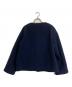 DANTON (ダントン) COLLARLESS JACKET ネイビー サイズ:S：9000円