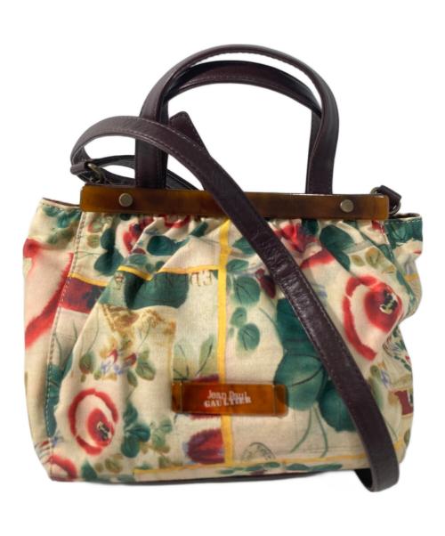 Jean Paul GAULTIER（ジャンポールゴルチェ）Jean Paul GAULTIER (ジャンポールゴルチェ) 2WAYバッグ ベージュの古着・服飾アイテム