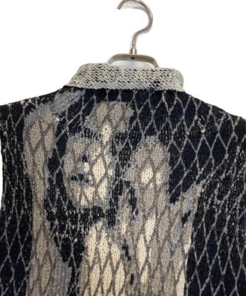 Jean Paul Gaultier FEMME（ジャンポールゴルチエ フェム）Jean Paul GAULTIER FEMME (ジャンポールゴルチエ フェム) メッシュノースリーブニット ブラック サイズ:40の古着・服飾アイテム